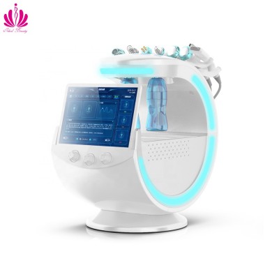 2 in 1 Ice blue aqua hydro peeling facial care skin analysis system (A005)