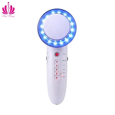 6 In 1 EMS Ultrasonic LED Galvanic Ion Facial Body Slimming massager (H035)