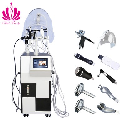 9 in 1 almighty oxygen jet hyperbaric oxygen jet peel facial machine (J007)